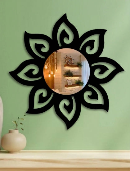 Espelho Decorativo Mandala Sol - 40x40cm