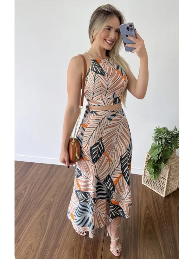 ✨ Conjunto 2 Peças Estilo Praia — Liberdade em Forma de Roupa
