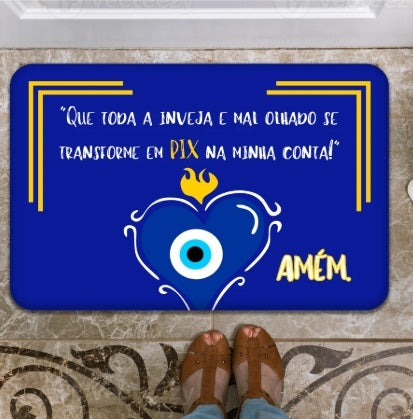 🔵✨ Proteção e prosperidade logo na porta! Transforme seu lar em um imã de boas energias. 🌟