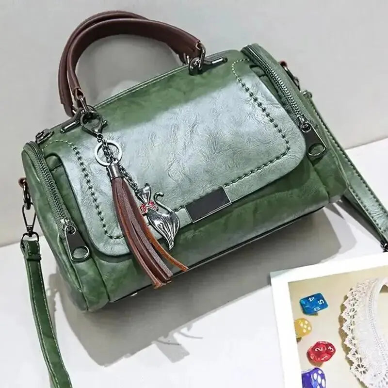 ✨ Bolsa Feminina com Borla — Grande Capacidade, Estilo Vintage e Versatilidade no Seu Dia a Dia!