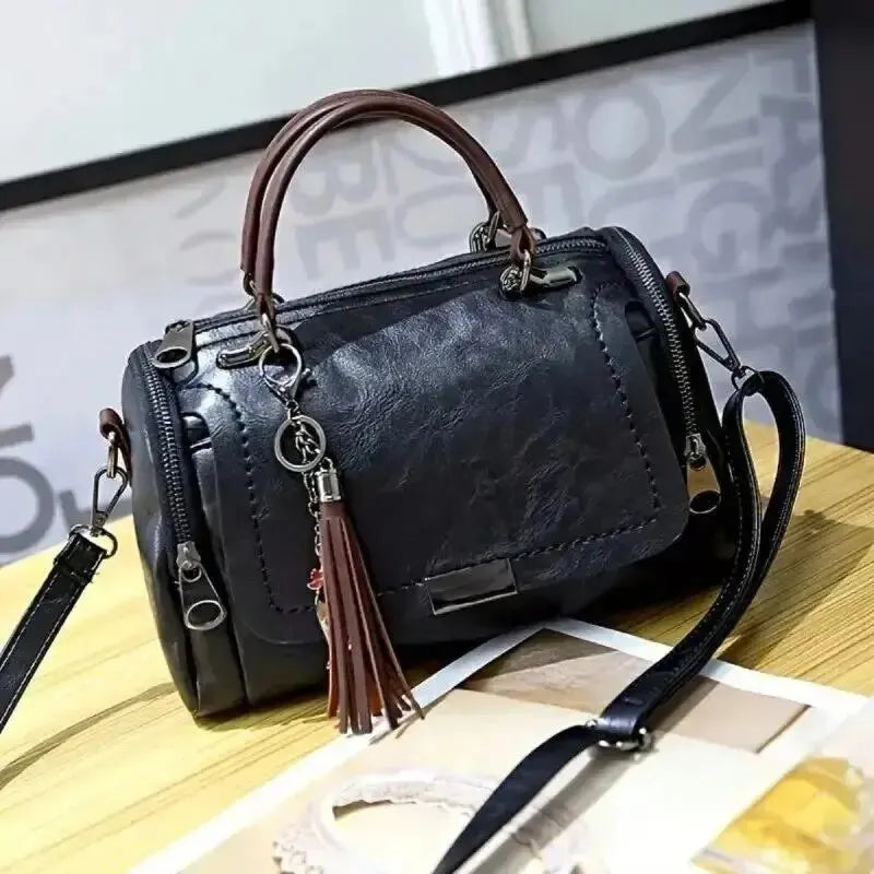 ✨ Bolsa Feminina com Borla — Grande Capacidade, Estilo Vintage e Versatilidade no Seu Dia a Dia!