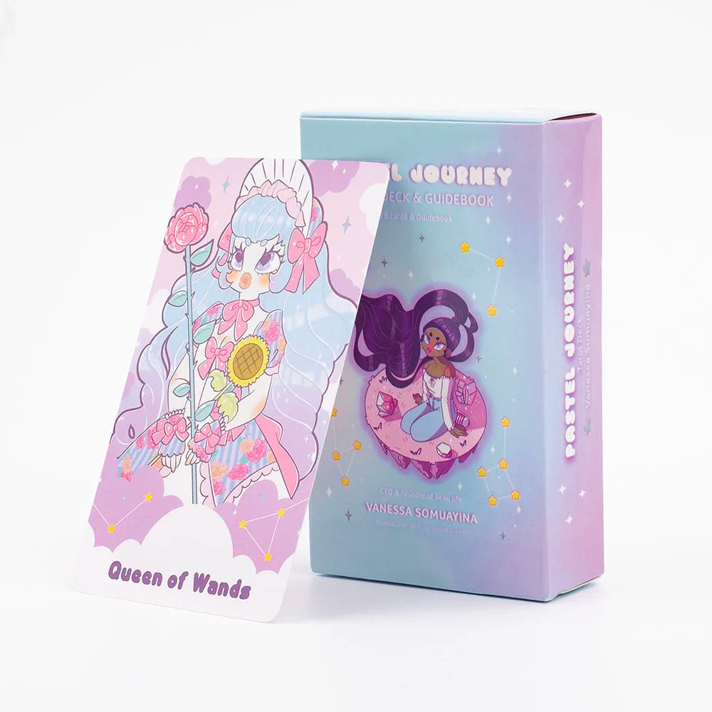 Kit de Cartas de Tarot "Kitten Tarot" – 78 Cartas para Leitura e Divinação