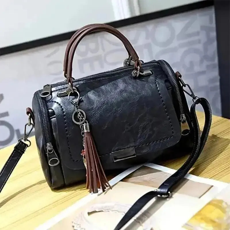 ✨ Bolsa Feminina com Borla — Grande Capacidade, Estilo Vintage e Versatilidade no Seu Dia a Dia!