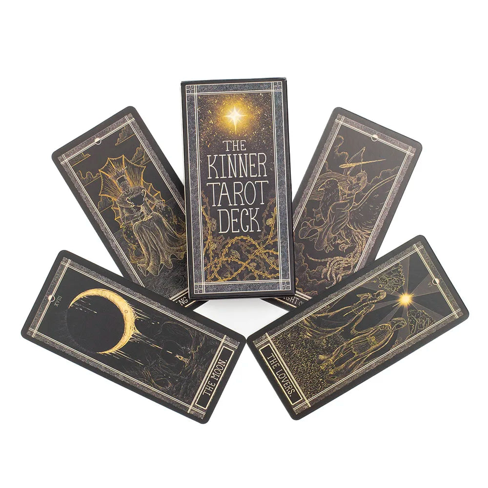 Kit de Cartas de Tarot "Kitten Tarot" – 78 Cartas para Leitura e Divinação